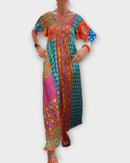 Ilse - Lebhaftes Boho-Kleid