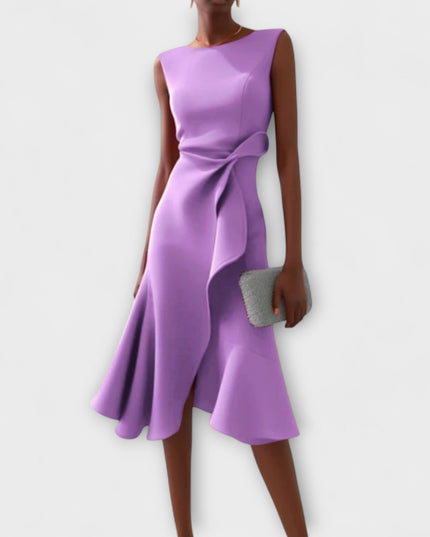 Sarah – Draped Asym Midi