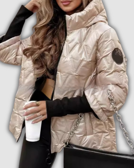 Isabella – Modische gesteppte Daunenjacke