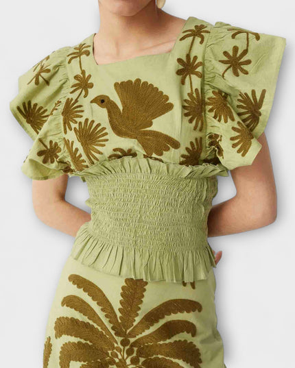 Britta - Schickes Palmbaumkleid