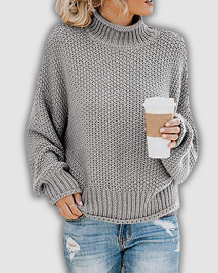 Marlis - Pullover mit Stehkragen