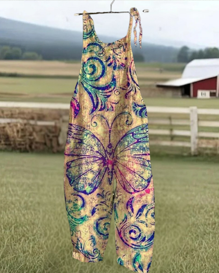 Annika - Vintage Blumen Jumpsuit Damen