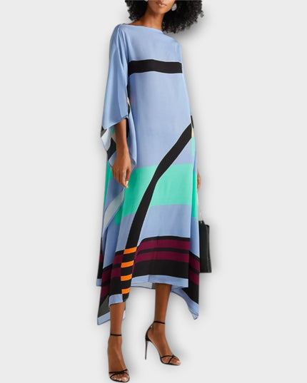 Anke - Locker geschnittener geometrischer Kaftan