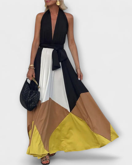 Madeleine - Langes Kleid mit Offenem Rücken
