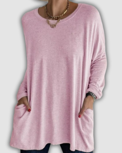 Zenobia - Locker sitzendes Langarmshirt