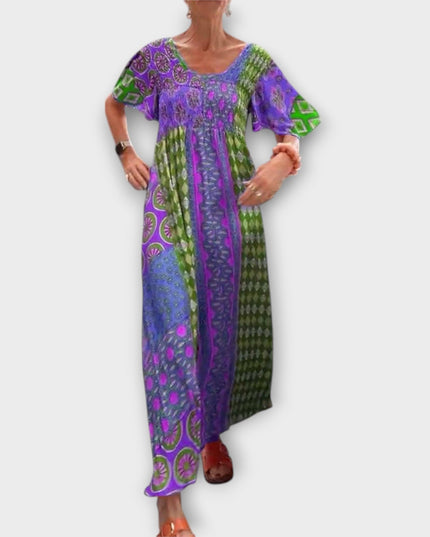 Ilse - Lebhaftes Boho-Kleid