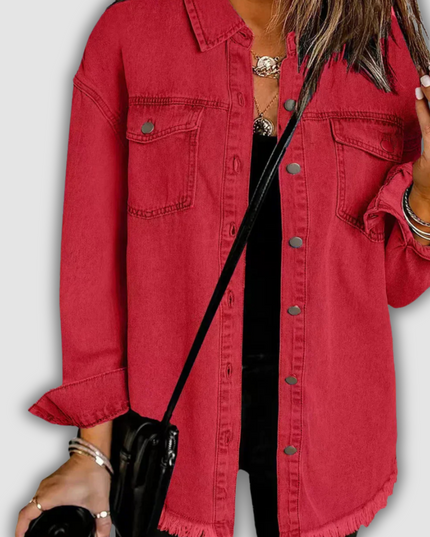 Olivia - Zeitlose Jeansjacke im klassischen Stil