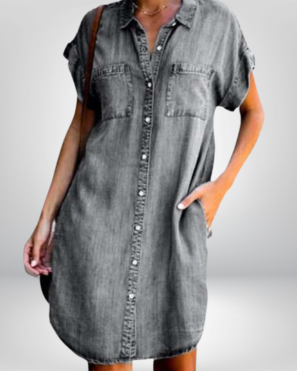 Wilhelmina - Lässiges Jeanskleid