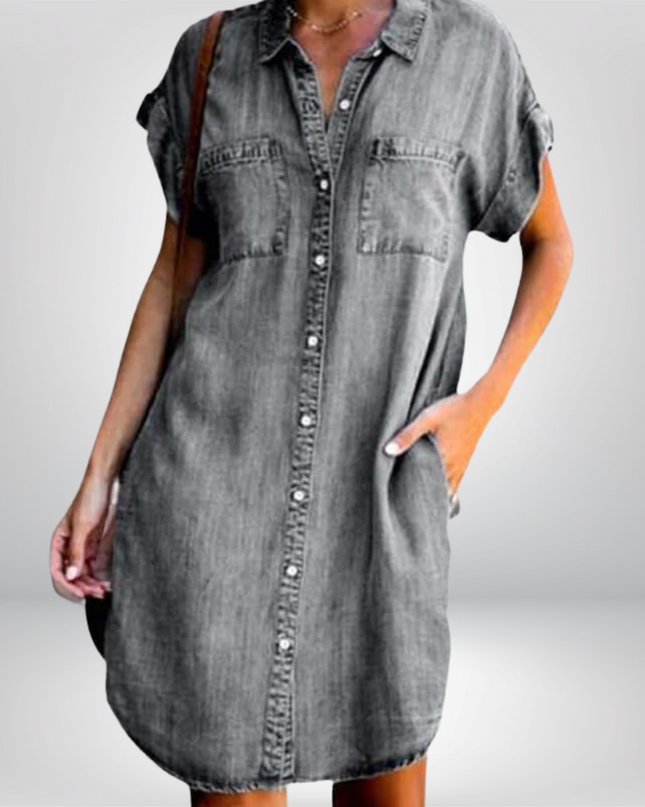 Wilhelmina - Lässiges Jeanskleid