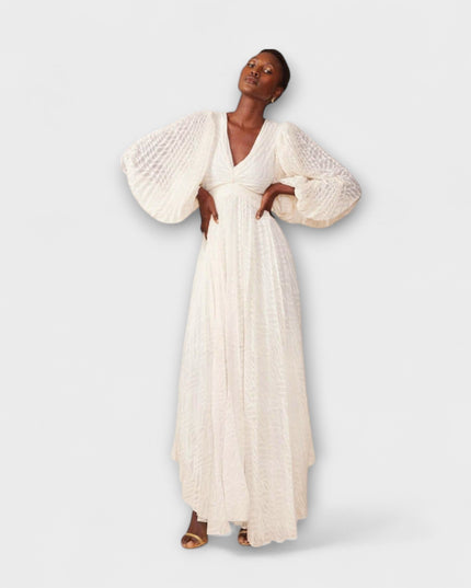 Larissa - Creme Maxi-Kleid von Allegory