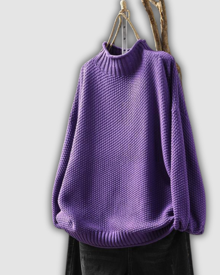 Bärbel - Waffelstrick Pullover