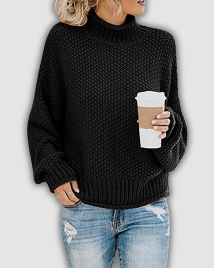 Marlis - Pullover mit Stehkragen