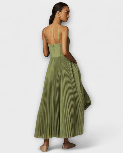 Mathilda - Faltenrock Midi Kleid aus Tüll mit Bustier-Design