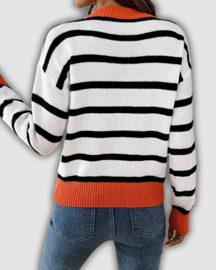 Friderike - Eleganter Rundhals-Pullover