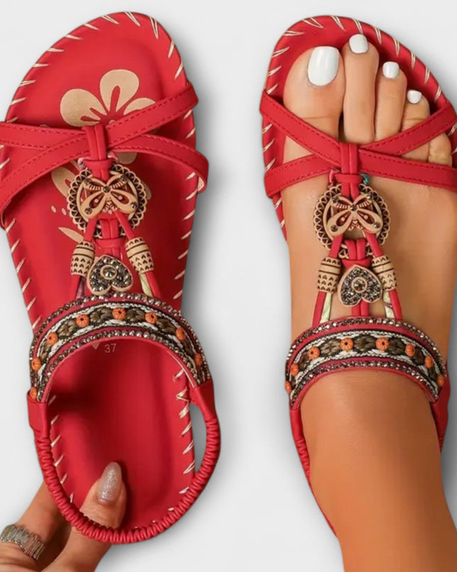 Claudia - Orthopädische Ibiza inspirierte Sandalen
