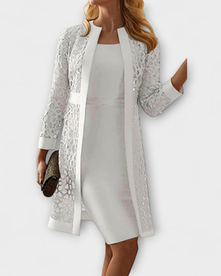 Luzia - Elegantes Zweiteiliges Spitzenkleid