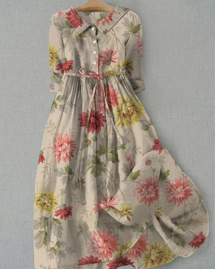 Hedda - Damen Hemdkleid mit Bändern