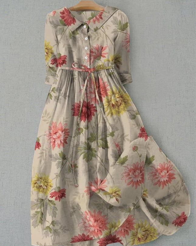 Hedda - Damen Hemdkleid mit Bändern