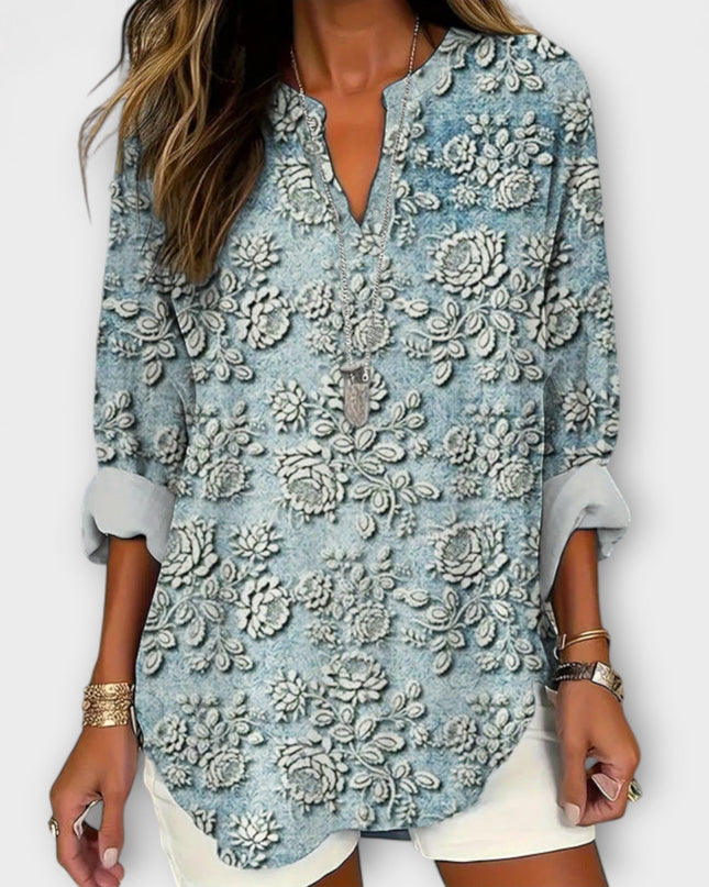 Charlotte – Bluse Mit Blütenprint