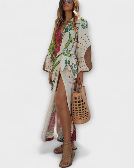 Margot - Bindetunika Maxikleid