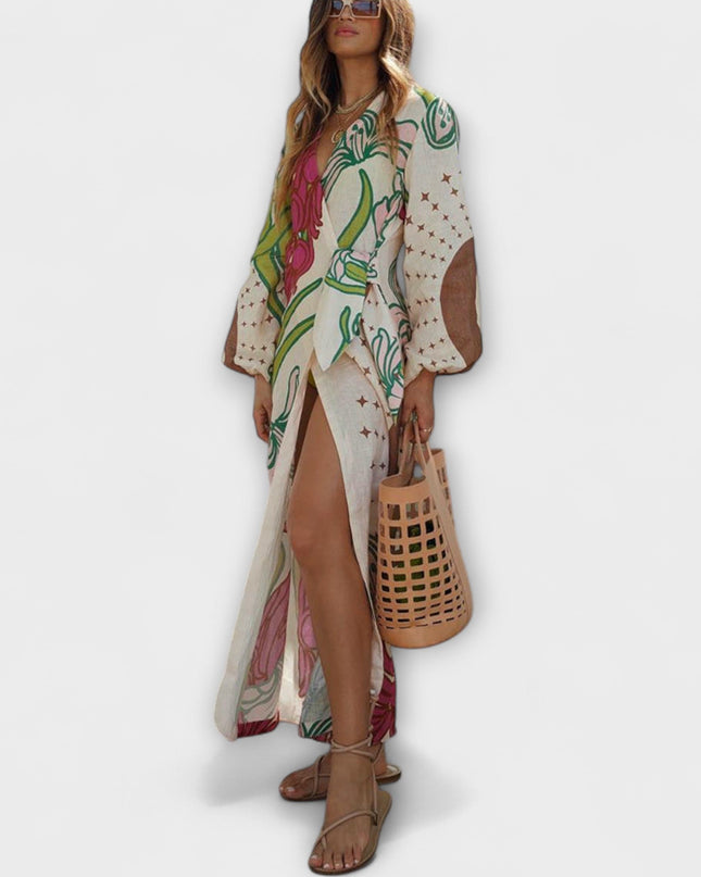 Margot - Bindetunika Maxikleid