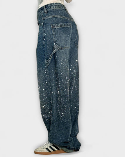 Fable - Shine Denim Jeans im Balloon Carpenter Stil