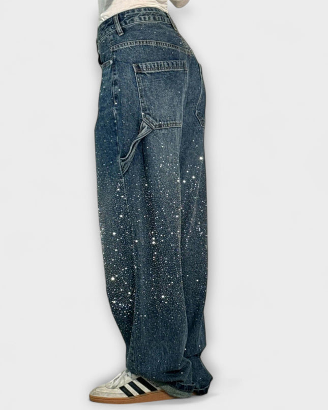 Fable - Shine Denim Jeans im Balloon Carpenter Stil