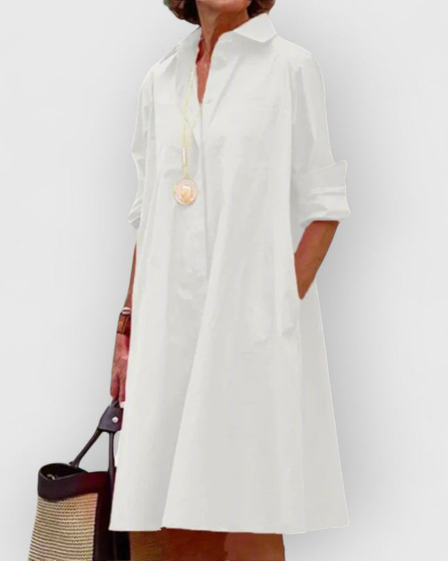 Ida - Weißes elegantes Kleid