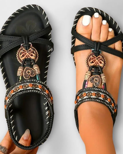 Claudia - Orthopädische Ibiza inspirierte Sandalen