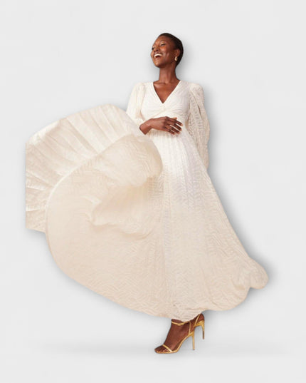 Larissa - Creme Maxi-Kleid von Allegory