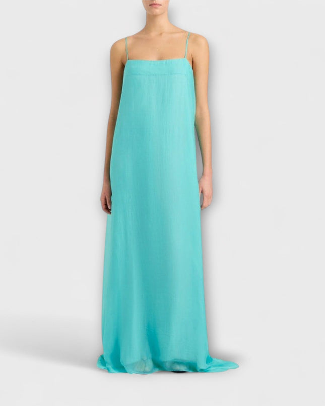 Renate - Elegantes Maxikleid mit Spaghettiträgern