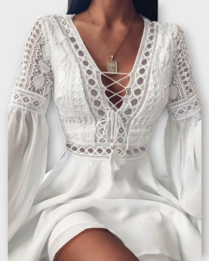 Traute - Kurzes Boho-Kleid