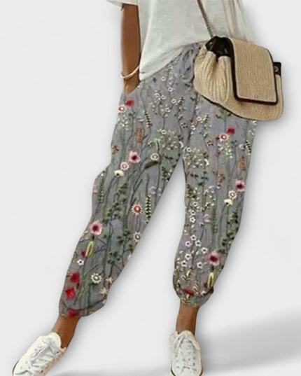 Henna - Gemütliche Baumwoll-Leinen-Hose