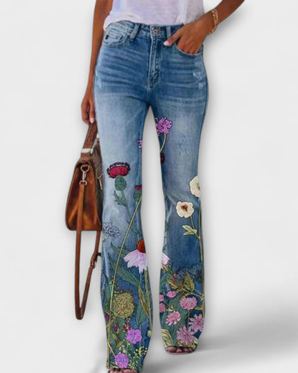Caroly - Hose mit Blumen