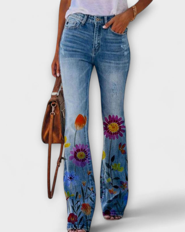 Caroly - Hose mit Blumen