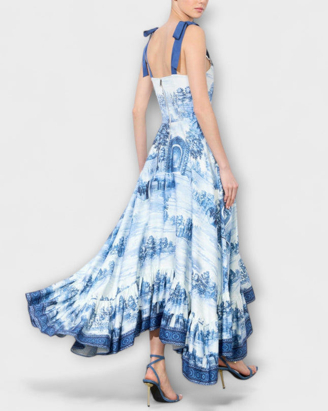 Vanessa - Charmantes Blumenkleid Maxi