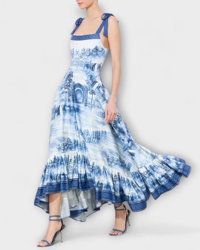 Vanessa - Charmantes Blumenkleid Maxi