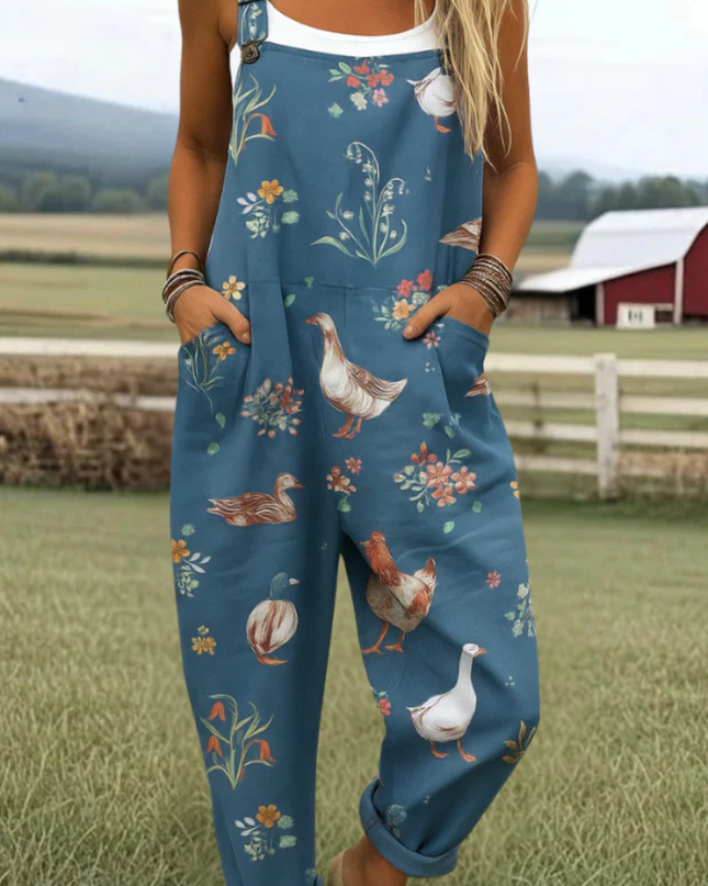 Emily - Künstlerischer Overall-Jumpsuit