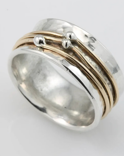 Ilse  - Vintage-Ring mit goldenen Schichten