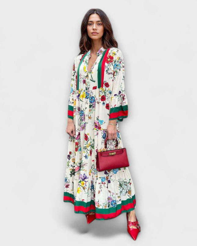 Sybille - Maxikleid mit floralen Druck