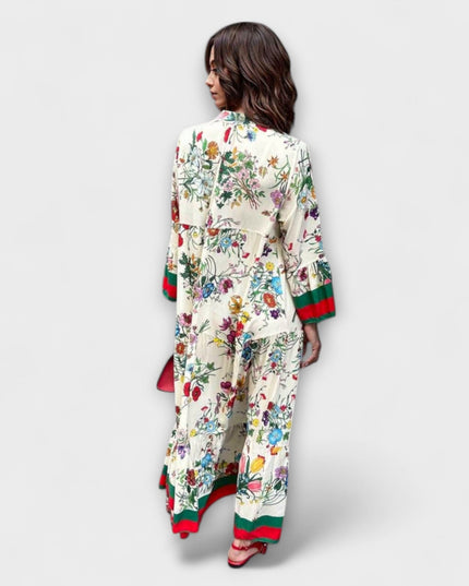Sybille - Maxikleid mit floralen Druck