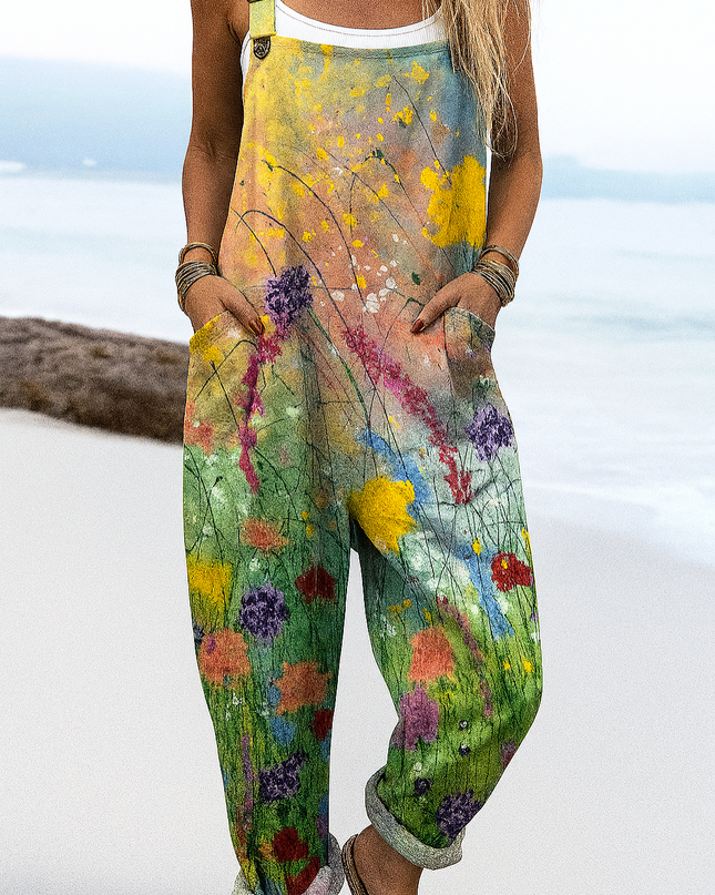 Frida - Künstlerischer Overall-Jumpsuit