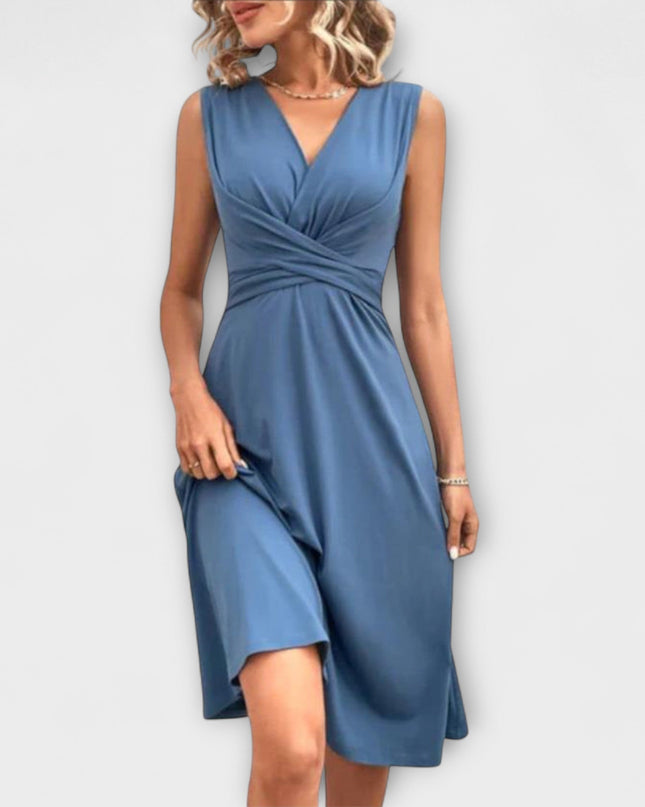 Petra - Sommerkleid Mit Wickelausschnitt
