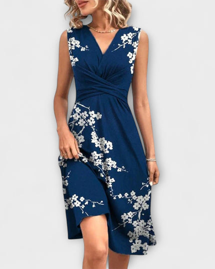 Petra - Sommerkleid Mit Wickelausschnitt