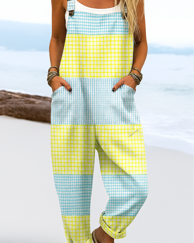 Stella - Künstlerischer Overall-Jumpsuit