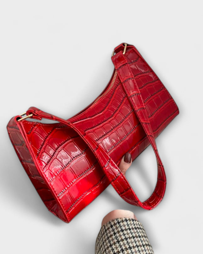 Ilse - Glänzende Ledertasche