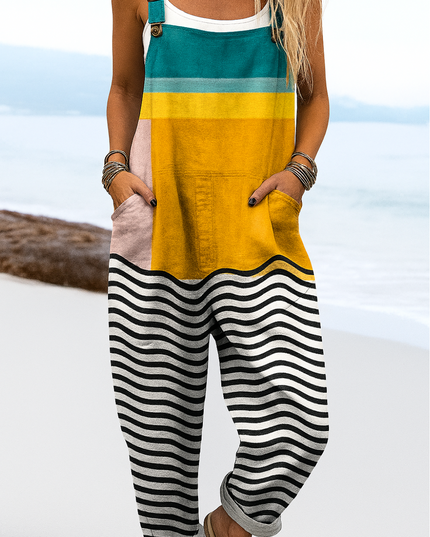 Melanie - Künstlerischer Overall-Jumpsuit