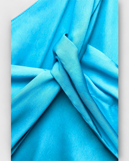 Emily - Ein-Schulter Midi-Kleid