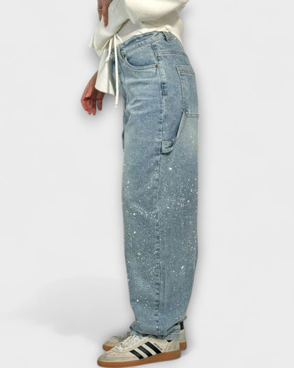 Fable - Shine Denim Jeans im Balloon Carpenter Stil