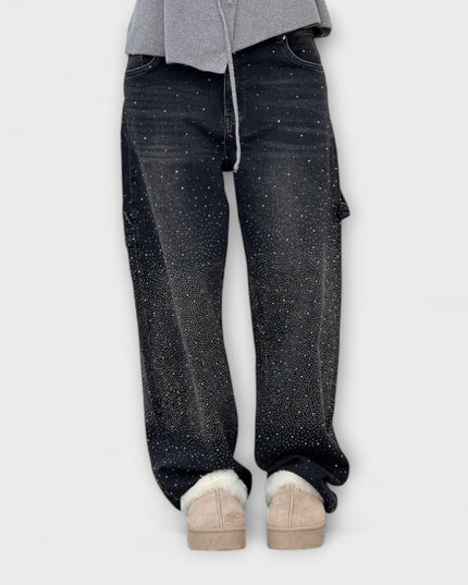 Fable - Shine Denim Jeans im Balloon Carpenter Stil